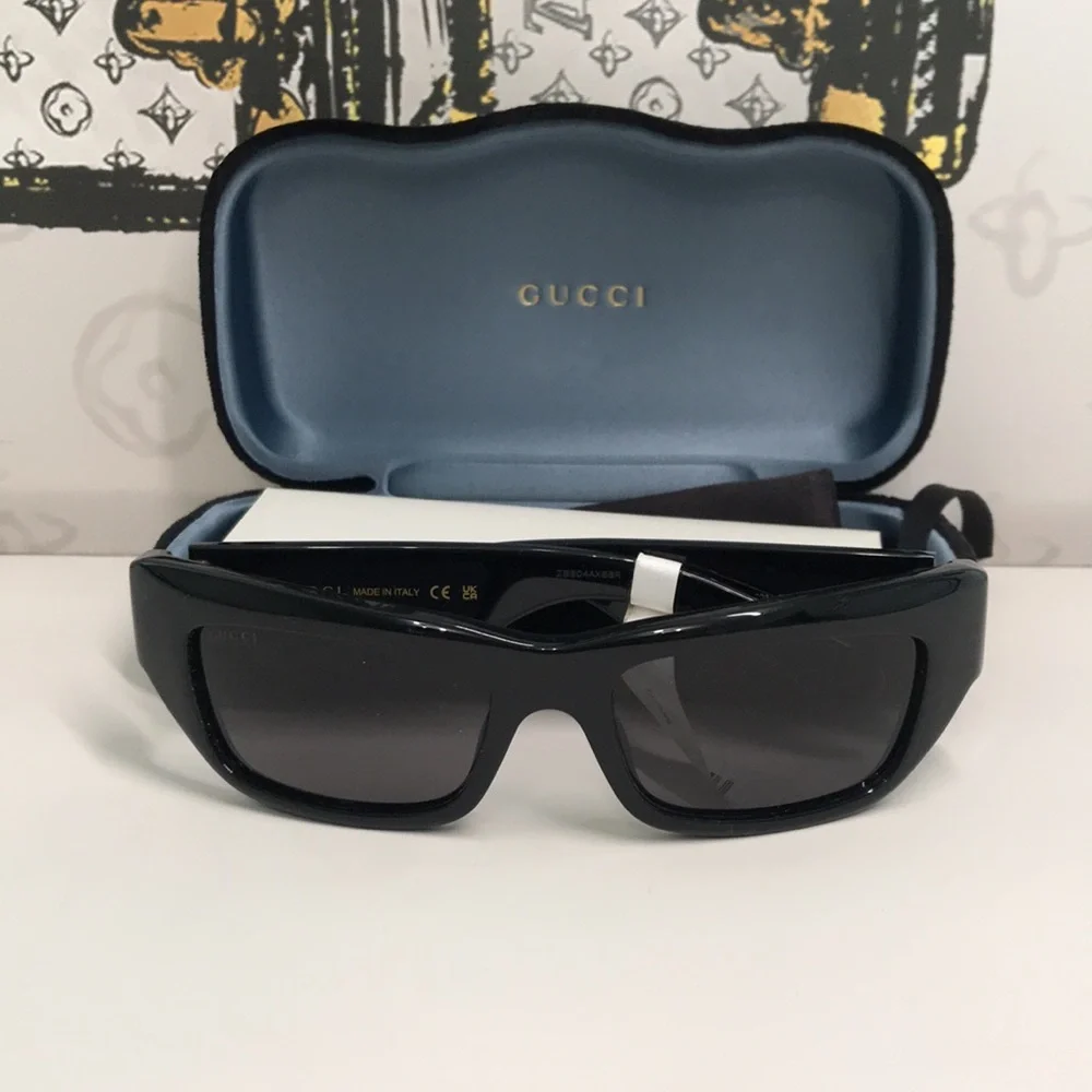 ✨ Luxury New Authentic Gucci GG1296S 001 Sunglasses ✨